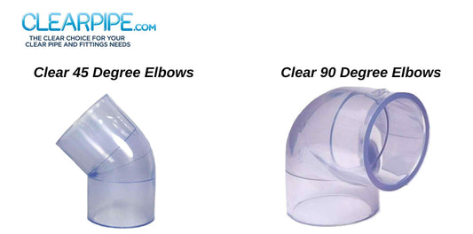 Clear PVC Elbows