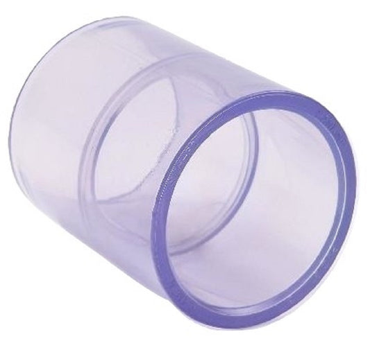 Clear SCH40/SCH80 PVC Couplings
