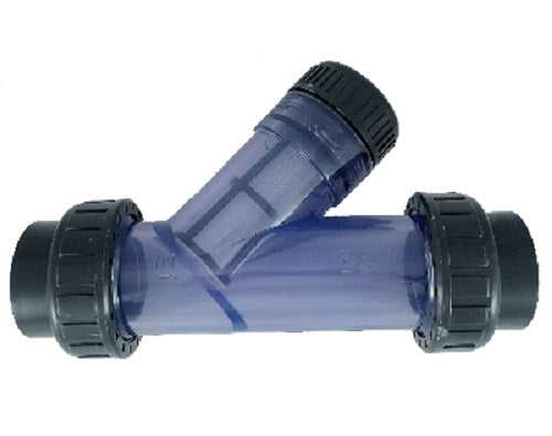 Clear PVC Y-Strainers